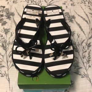 Kate Spade ♠️ wedged flip-flops